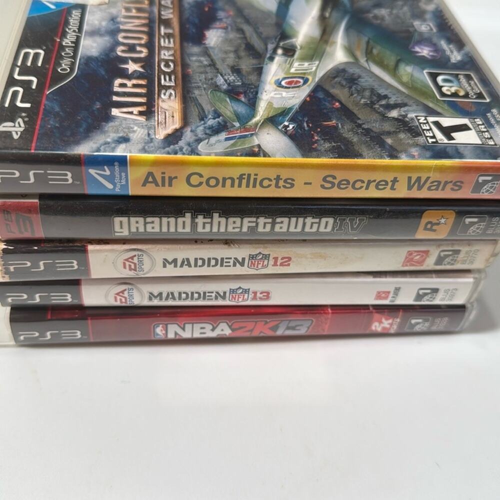 Lot of 5: PS3 Sony PlayStation Games